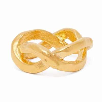 MATCHES Alighieri The Unbearable Lightness Gold-Plated Ring