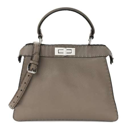 Fashionphile Fendi Calfskin Romano Iconic Camel